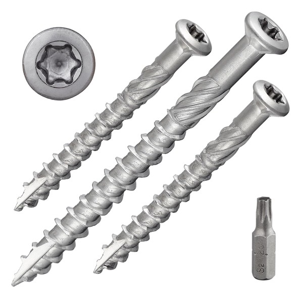 Decking Screws with Countersunk Head and TX Drive | Hardened