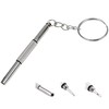 Genieforce 3-in-1 Mini Precision Screwdriver Keychain for Glasses, Sunglasses, Jewellery