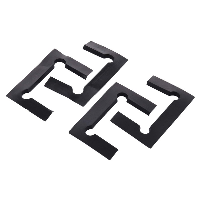 CRL Black Replacement Gasket Pack with Fin for Geneva Hinges