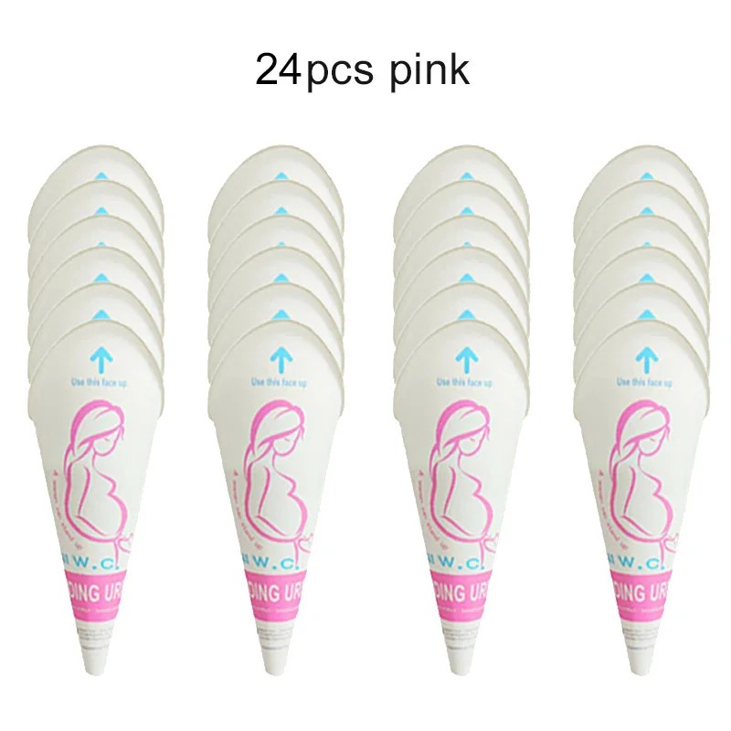 Disposable Female Urination Device 12/24 Pack, Portable Foldable Stand Up