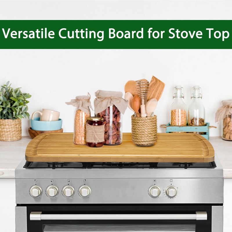 GarveeHome 30 x 20 Extra Large Cutting Board, Bamboo Stove