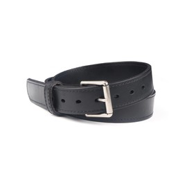 KOSIBATE Gun Belts for Men, tactical Belt for Concealed Carry, Heavy Duty 14 OZ Leather CCW Belt (Black)