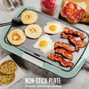 OVENTE Electric Griddle with 16 x 10 Inch Flat Non-Stick