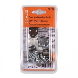 Stainless Steel Hasp Latch & Door Lock Set (3 Types) 70-105mm 85mm Single 4ea