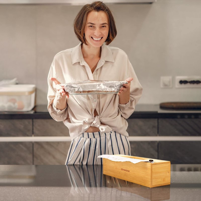 Libreshine 18 Inch Butcher Paper Dispenser with Cutter | Heavy-Duty