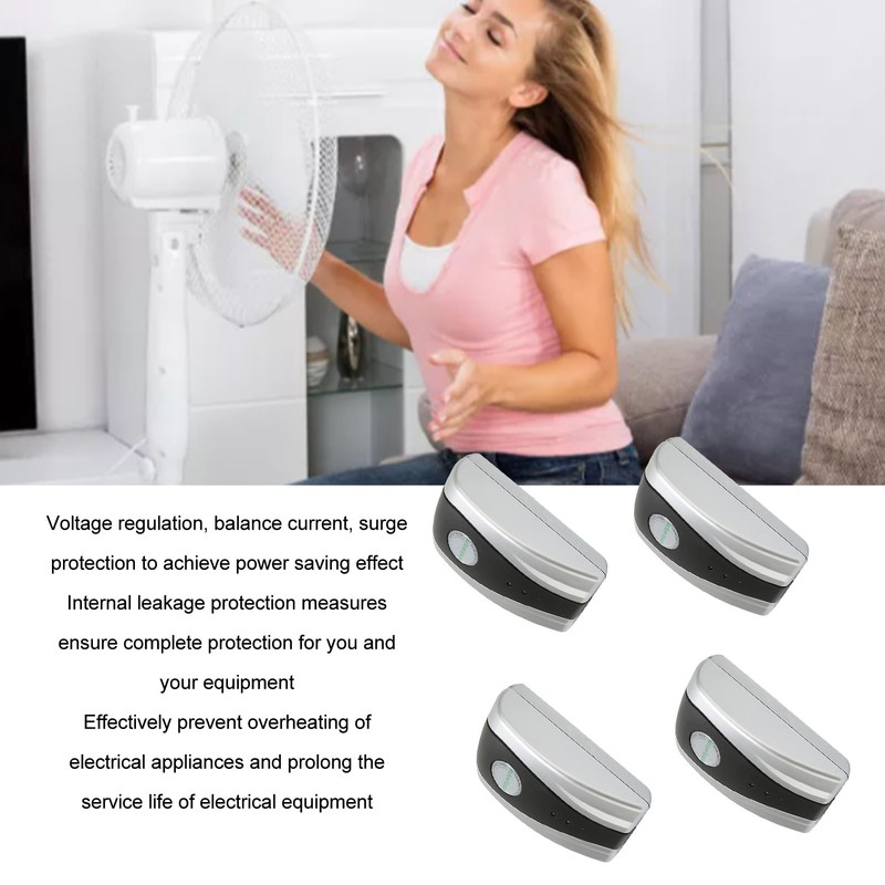 4pcs Smart Electric Box Energy Saver 30000W Automatic Energy Saving