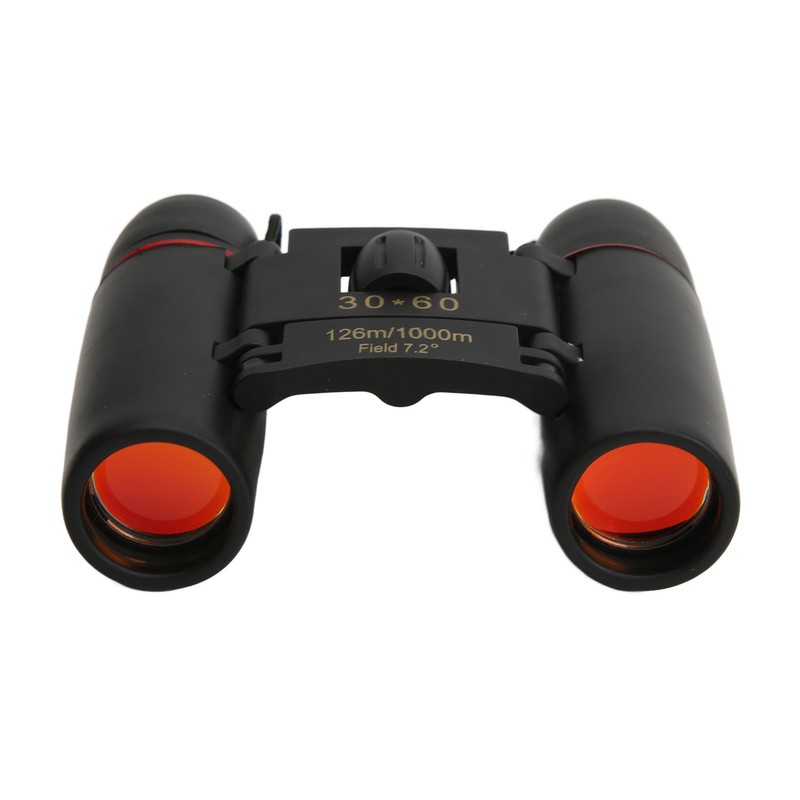 30x60 Compact Binoculars Clear Low Light Vision Easy Focus Portable