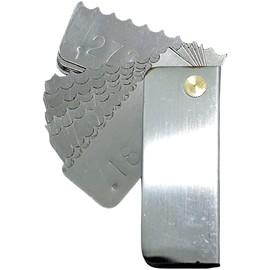 G.A.S Hardware Garage Door Spring Measure Tool Residential Pocket Wire Gauge | Measuring Tool for Torsion Spring Wire Wize Replacement | Fix Repair Torsion Spring | Wire Gauge (GDWG)