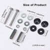 Toilet Tank to Bowl Bolt Kits, 2 Pack Toilet Bolt