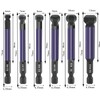 12 Pcs 75mm Hex Bit Set, 2MM-12MM 1/4’ Hex Shank