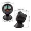 Black Adjustable Ball Night Vision Compass with Slope Meter, Boat