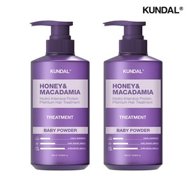 Kundal Honey & Macadamia Protein Treatment 500ml x 2 - Wedding Bouquet x 2 / 쿤달 허니 앤 마카다미아 단백질 트리트먼트 500ml 2개 - 웨딩부케 2개