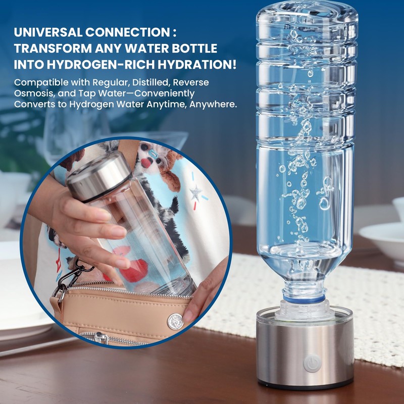 2025 New Model - Hydrogen Water Bottle Generator - SPE/PEM