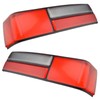 Taillight Taillamp Lens Left & Right Pair Set for 87-93