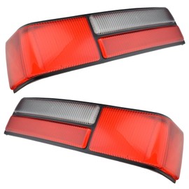 Taillight Taillamp Lens Left & Right Pair Set for 87-93 Ford Mustang