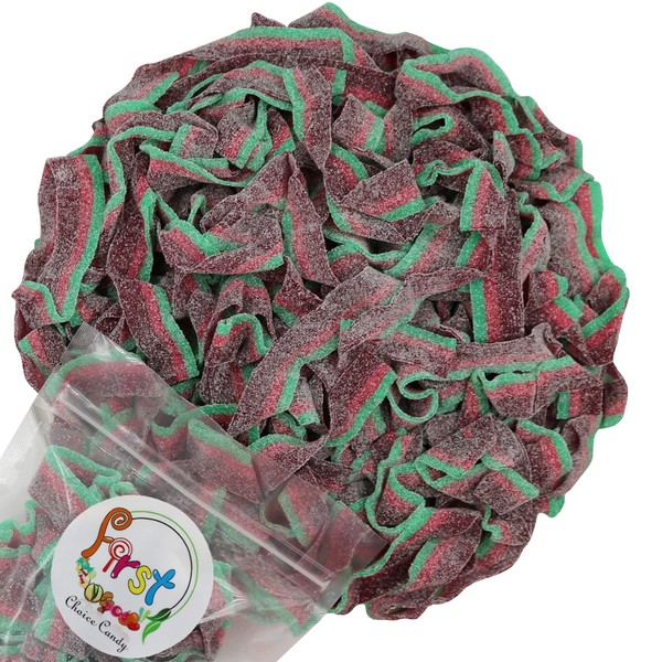 All Color Sour Gummy Belts (Watermelon Belts, 1 LB)