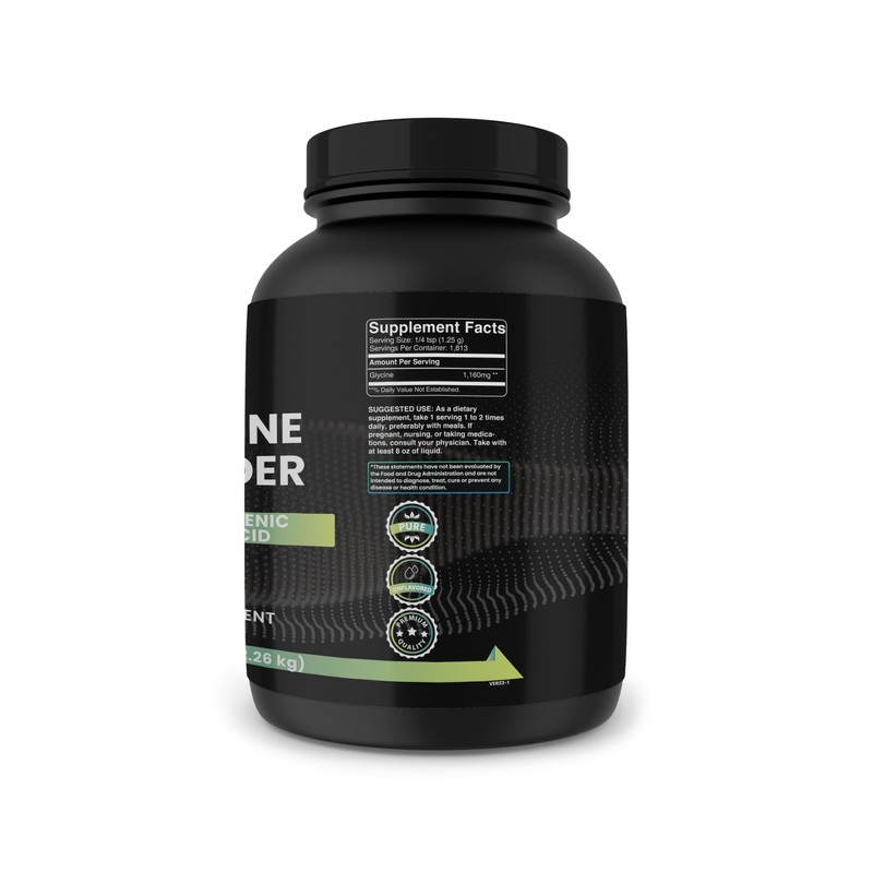 PURE ORIGINAL INGREDIENTS Glycine Powder, 5 lb, No Magnesium or