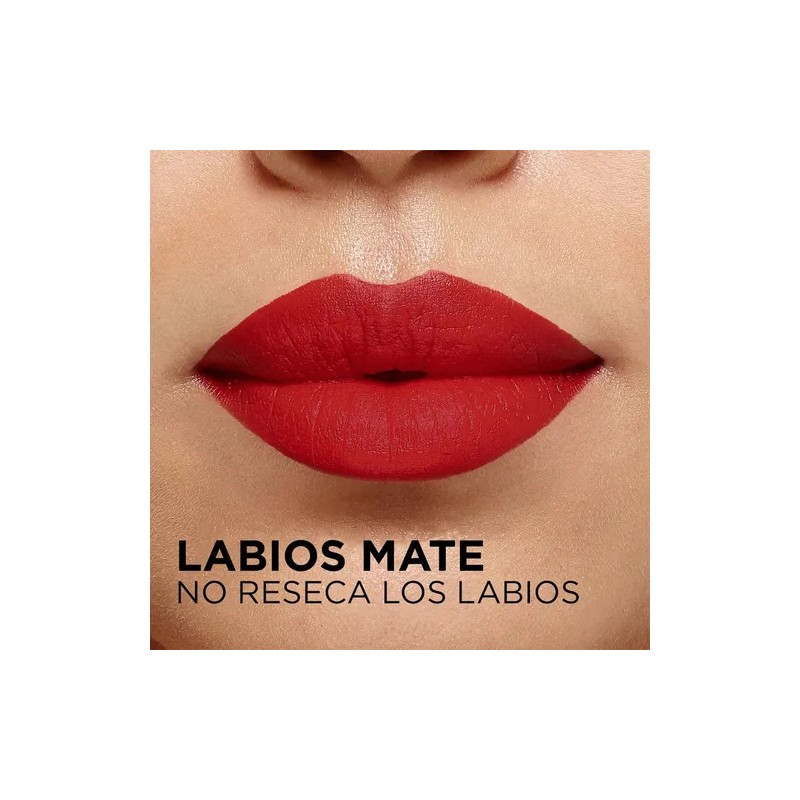 Labial Color Riche Intense Volume Matte L'oréal Paris Acabado Mate