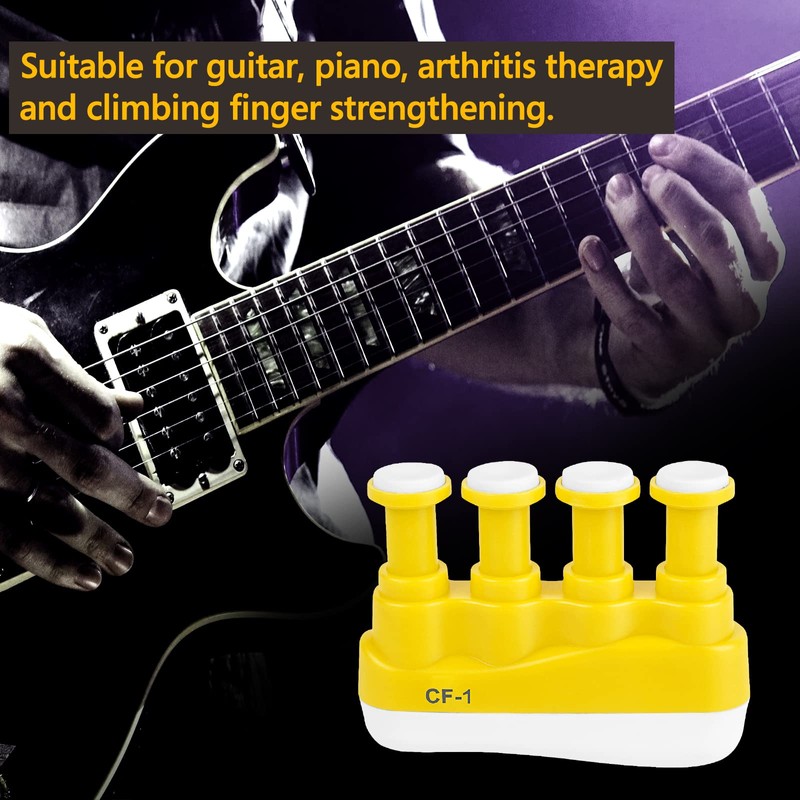 Musiin Finger Strengthener for Guitar Players Finger Resistance Training, Guitar