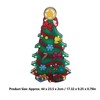 LED Christmas Decoration Light PVC Lighted Festival Window Silhouette Christmas