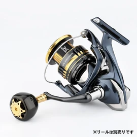 Gomexus T38 Reel Handle Knob, Titanium Daiwa Type S, Shimano Type A, Twin Power, Legalis Vanquish Handle, Replacement 1.5 inches (38 mm) Knob, Compatible with Spinning Reel and Bait Reel, Blue