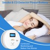 2 in 1 Co & Smoke Detectors, Battery Co and