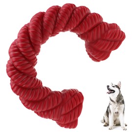 Doudele Dog Toys Indestructible Dog Toys Durable Dog Toys Dog Bone Durable Dog Toys for Aggressive chewers Dog Stuff Best Indestructible Dog Toys chew Toys Puppy Toys to Keep Them Busy Dog (red)