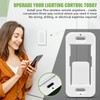 Wallplate Brackets Compatible with Lutron Caseta Pico Remote, No Wires