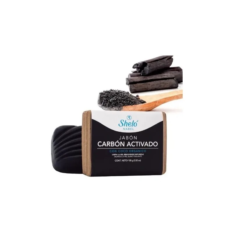 Set Carbón Activado 2 Piezas Sheló Nabel Rostro Limpio Acné