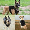 Plutus Pet Tactical Dog Harness with All Metal Buckles, Adjustable,