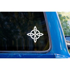 Oracal Witches Knot vinyl sticker decal wiccan charm car laptop