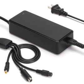 Auplf 42V 2A Charger, 3 in 1 UL-Listed Universal 42V Charger Replacement with 3 Prong, 1 Prong Port