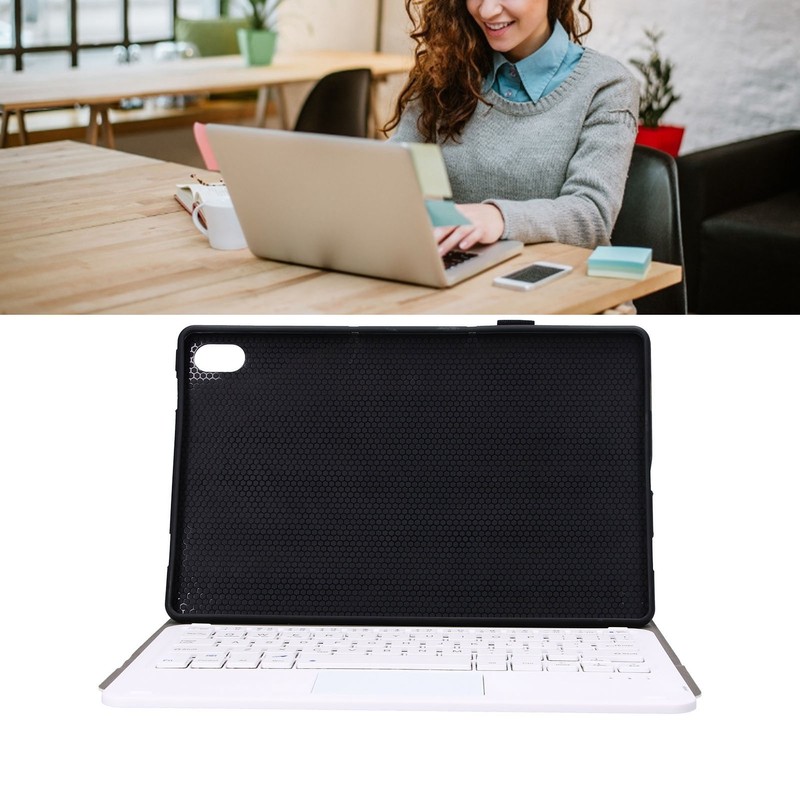 Wireless Keyboard Detachable Durable Computer Accessories with Artificial Leather CoverGold