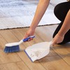 Spontex Dustpan & Brush Set, Large Capacity Dustpan, Durable Bristles