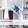 Anley Fly Breeze 3x5 Foot Chicago City Win Combo Flag