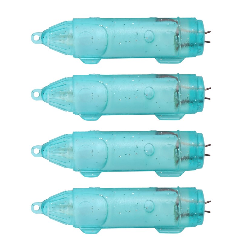 4Pcs Fishing LED Lure Light Underwater Lure Lamp Waterproof Bait
