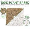 16 Pack Biodegradable Natural Kitchen Sponges, Compostable Cellulose & Coconut​​