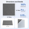 UNECHO 12 Pack 12" X 12" X 0.4" Acoustic Panels