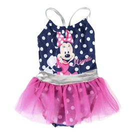 Cerdá Girl's Bañador Niña Minnie Mouse Con Tutu De 1 Pieza-2 Años Swim Briefs, Azul, Pequeño