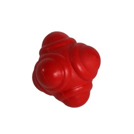 STOP! Fitness - SAQ and Reaction Ball for the Development of Speed Strength and Reaction Speed - Diameter 7 cm - Includes Instructions with Exercise Examples (Red)