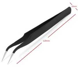 ACENIX Professional Precision Tweezers Craft Anti Magnetic Stainless Steel Repair Tweezers Tool Curved Tweezers, Tweezers for Crafting Tweezers Vape, Modelling Tweezers, Craft Tweezers.