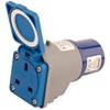 Draper 17574 230V 16A to 13A Moulded Adaptor, Multicoloured