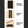 LED Hair Straightening Brush Negative Ion Adjustable Temperature Automatic Straight