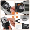 12PCS Titanium Oscillating Saw Blades, Precise Oscillating Multi Tool Blades,
