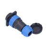 IP68 Waterproof Power Connector Male Female Square 4 Hole Aviation