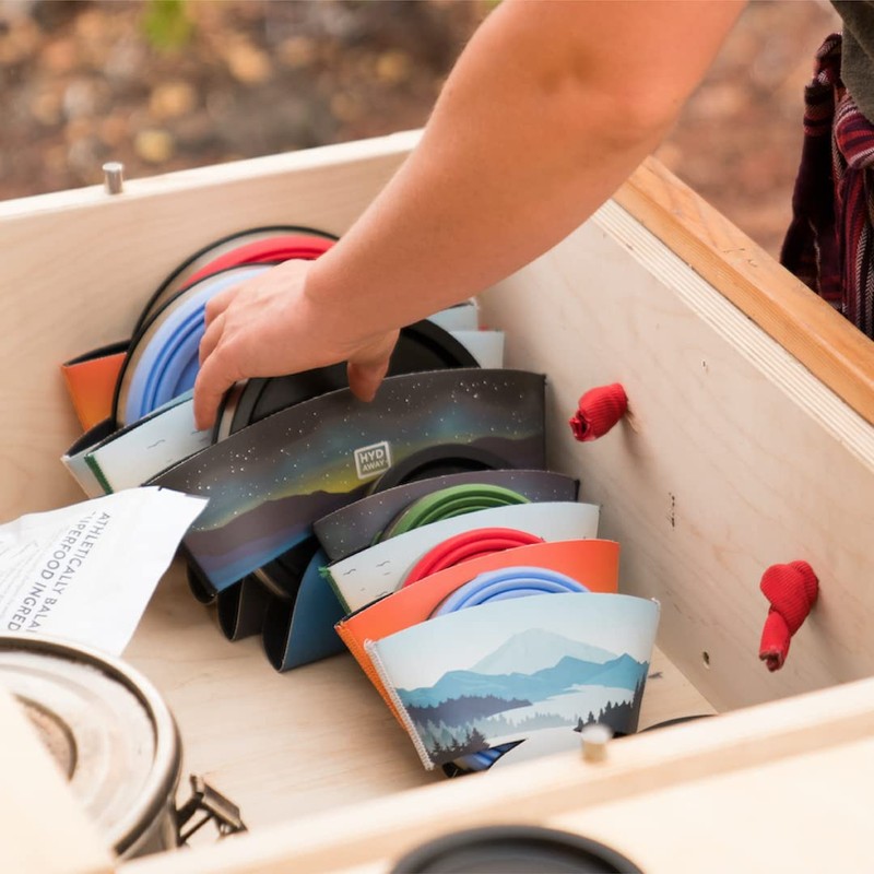 HYDAWAY Collapsible Insulated Bowl | Portable, Packable, Insulating, Resealable, Hot-and-Cold