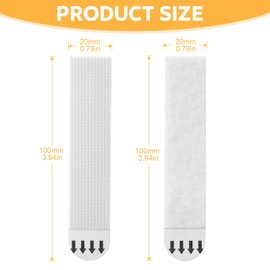 X-Large Picture Hanging Strips Heavy Duty,20-Pairs(40 Strips)Sticky Picture Hangers for Walls,Hanging Pictures Without Nail,Damage Free No Nails Refill Adhesive Poster Strips for Frame Mounting Strips