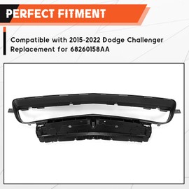 ‎Kojem Front Lower Grille Grill Trim Reinforcement Compatible with 2015-2022 Dodge Challenger Replacement for 68260158AA CH1037123