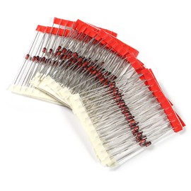 AEDIKO 14 Value 140pcs 1W Zener Diodes Assortment Kit 3.3V 3.9V 4.7V 5.1V 6.2V 6.8V 8.2V 10V 12V 15V 16V 18V 20V 24V