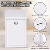 Metal Donation Box Charity Steel Collection Box Office Suggestion Secure